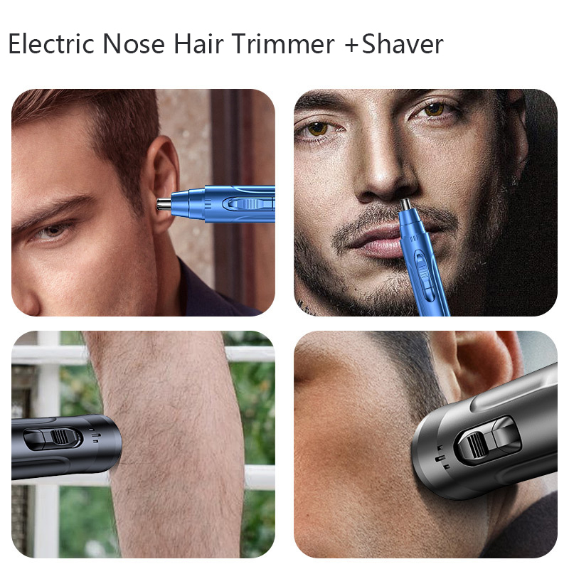 Electric Nose Hair Trimmer & Shaver For Beard Mustache Ear Eyebrow Facial Hair Removal Nose Trimmers Clippers For Women And Men