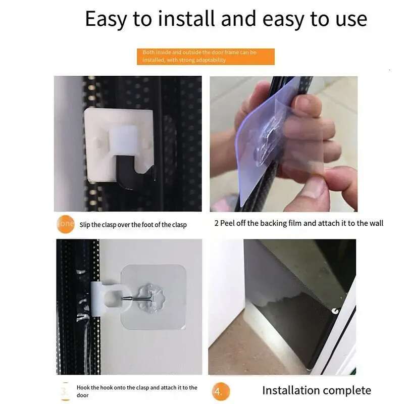 Durable Retractable Fence Gate Barrier Folding Pet Safety Enclosure Universal Black Baby Safe Guard Door Home