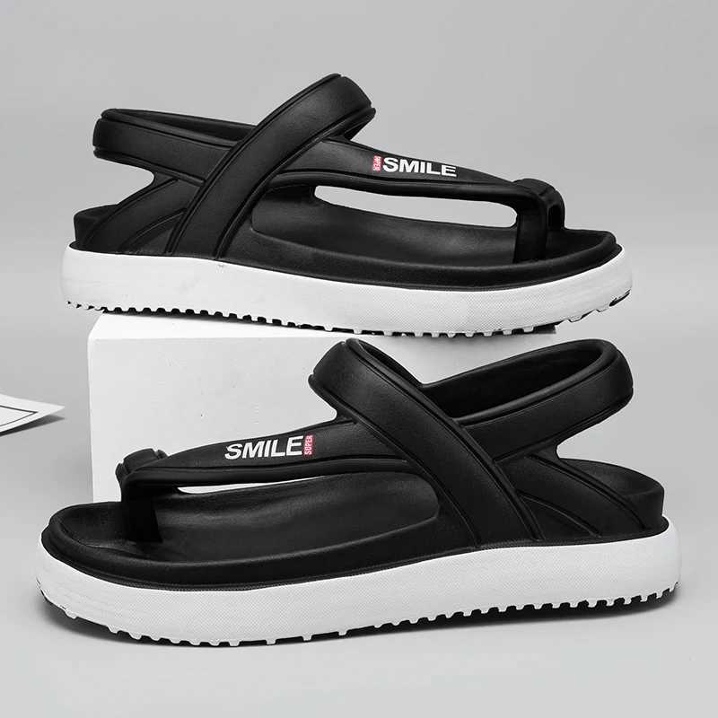 New Arrival High Quality Summe Sandals Men Outdoor Fashion Roman Sandals Beach Anti slip Casual Lightweight Open Toe Slippers Boys Flip-flop T250220