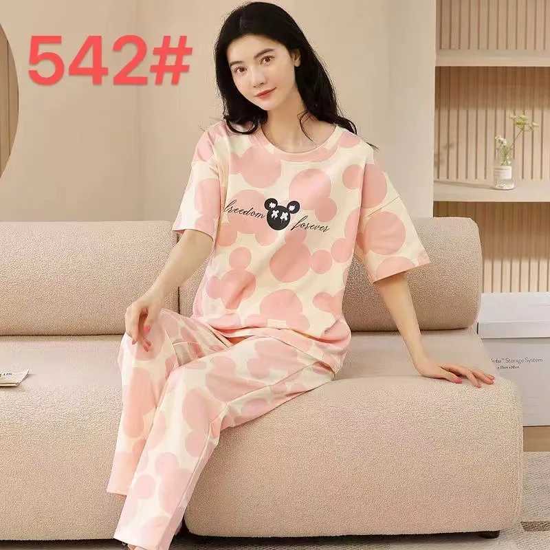 Pyjamas Set for Womens Short Sve Long Pants dent Casual Cartoon Bear Sweet Cuet Spwear Loungewear Romantic NightwearXJ250220