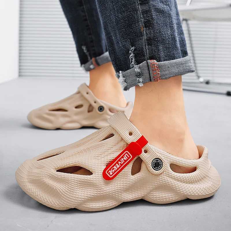 New Arrival Summer mens slippers comfortable platform outdoor sandals beach slippers flip slippers mens indoor slippers bathroom slippers T250220
