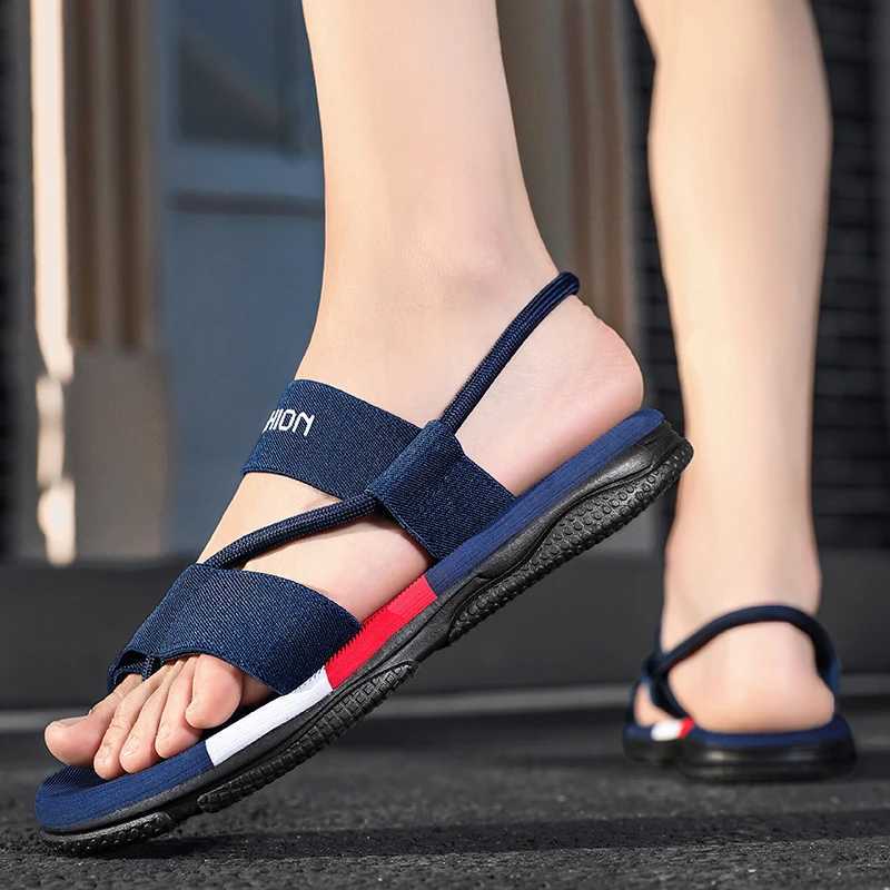 New Arrival New Style Sandals For Men Mens Casual Slipper Beach Slip-on Wear-resistant Outdoor Sole Shoes Trendy All-match Male Footwear T250220