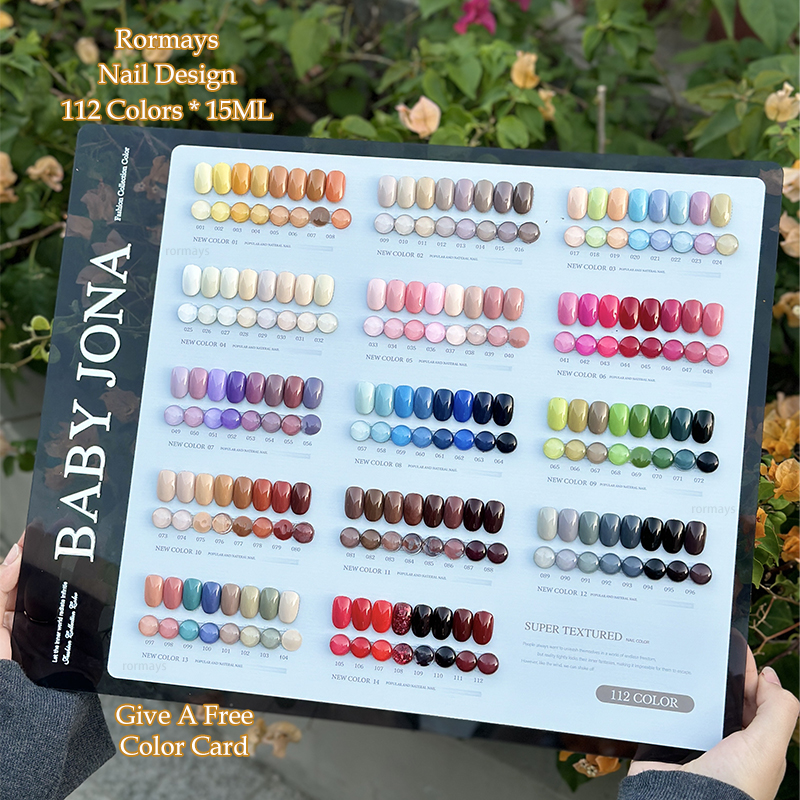 Rormays Four Seasons gel Polishing 112PCS Large Set Mixed Oil Painting gel Durable Soaking Color Nail UV LED Primer Salon 15ML Factory wholesale
