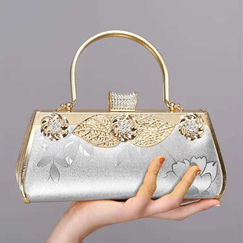 Women Luxury Handbags Diamonds Metal Small Day Clutch Party Evening Dress Evening Bags Wedding Female Purse Bags Z250220