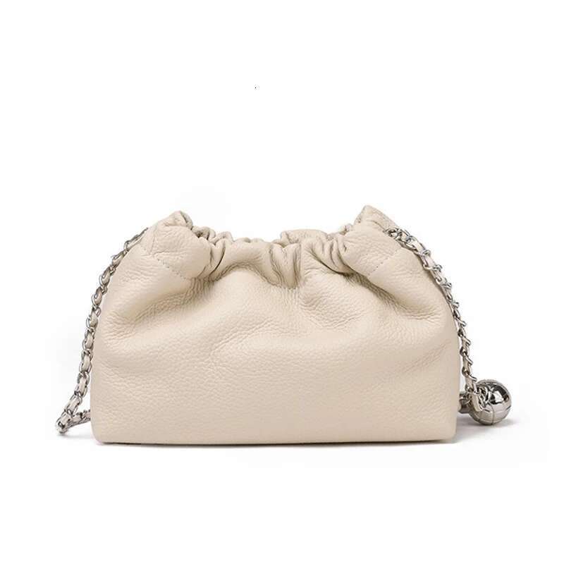 Fashion Chains Bag,Women Genuine Leather Shoulder Bag,100% Natural Cow's Skin,Female Messenger Cross Body Bag
