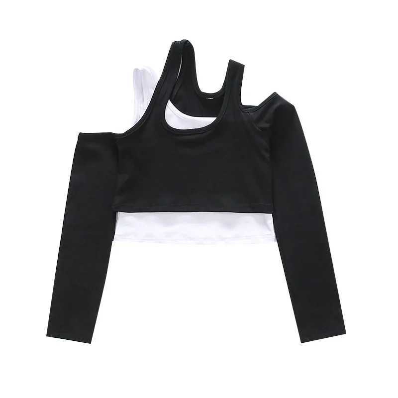Kids Hole Jeans For Girls Spring Casual High Waist Wide Leg Pants Baby Girls Ripped Denim Trousers Children Clothing 5-14 Years Z250220