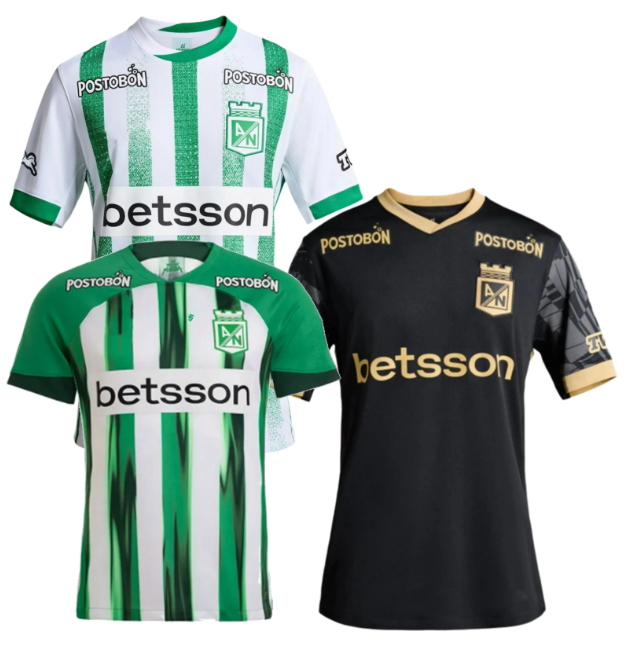 2024 2025 2026 Atletico Nacional soccer jerseys MORELOS CARDONA SARMIENTO HINESTROZA ATA CAMPUZANO ANGULO CEPPEI 24 25 26 home away football shirt