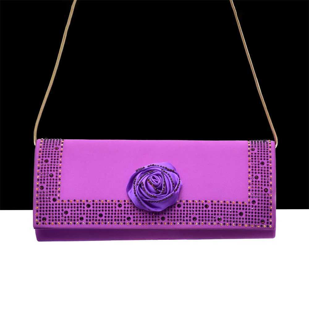 Fashionable Top Italian Designers 2025 Luxury Elegant Clutch Bag Bright Diamond Soild Color Summer Party Womens Bag for Ladies Z250220