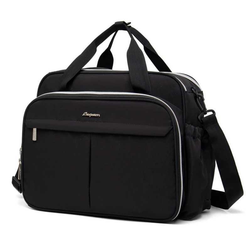 LEQUEEN Mom Bag Large Capacity Diaper Bag Grey Handbag for Mother Baby Nappy Bag Maternity Bag Baby Cart Bag X250220