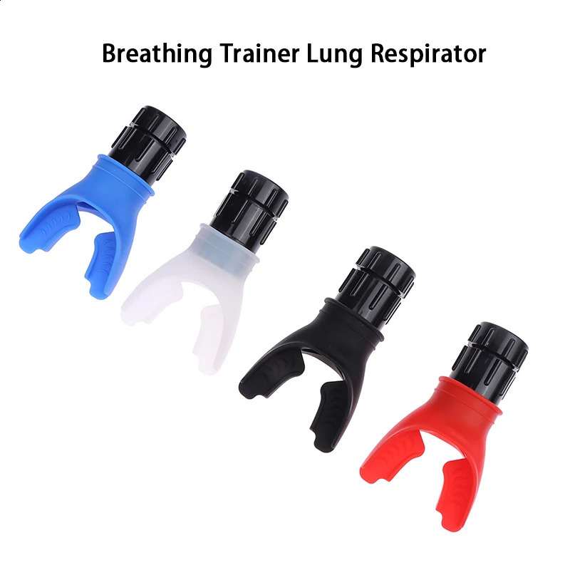 Breathing Trainer Lung Respirator Fitness Equipment Respiratory Silicone High Altitude Training Outdoor Expiratory Exercise Tool 250220