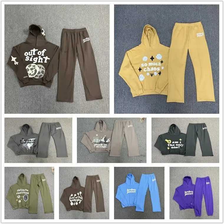 BPTrendy American style hooded sweatshirt casual loose fit letter printed bubble Slves mens and womens zipper X250220