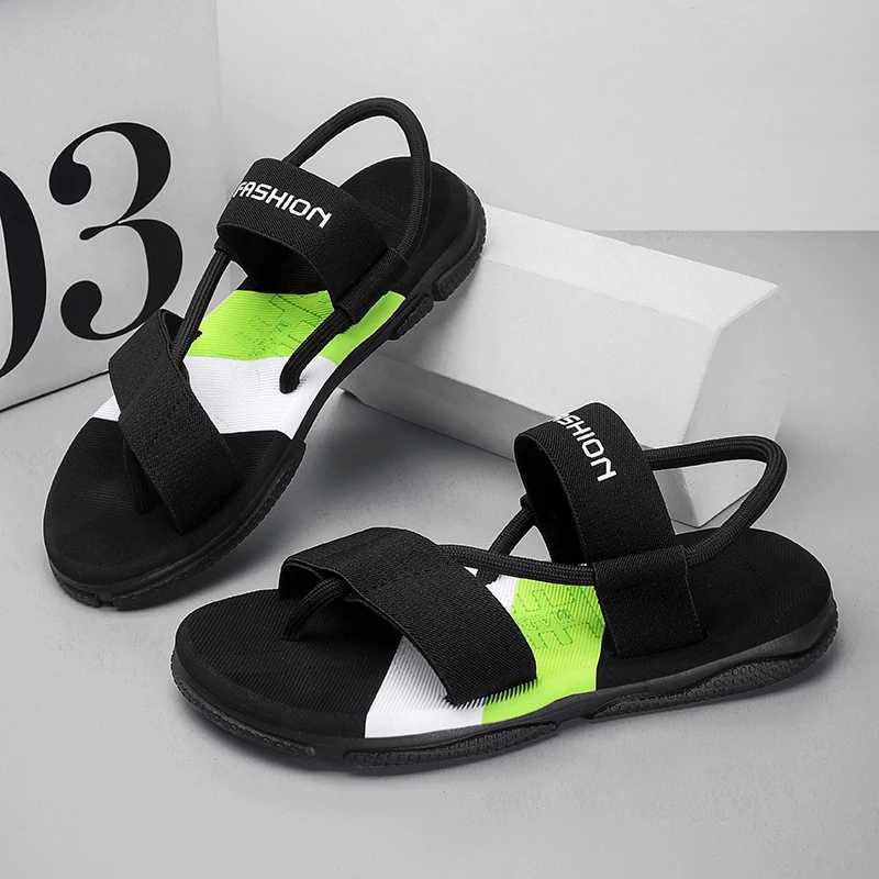 New Arrival New Style Sandals For Men Mens Casual Slipper Beach Slip-on Wear-resistant Outdoor Sole Shoes Trendy All-match Male Footwear T250220