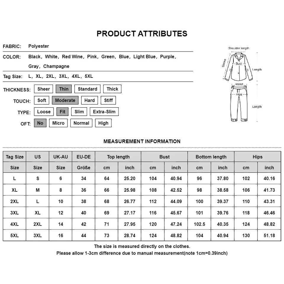 Plus Size L-5XL Womens Pajamas Sets Summer New Pajamas Casual Loose Short Sve Shirt+Trousers 2PC Spwear Fe LoungewearXJ250220