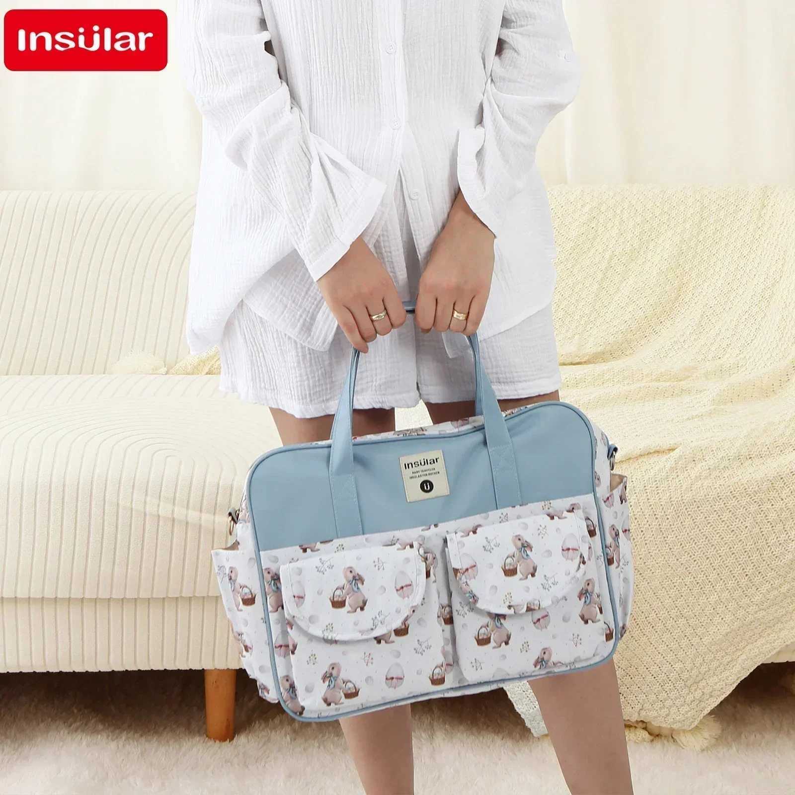 Mommy Diaper Bag For Babies LargeCapacity Organizer Waterproof Wide Opening Travel Messenger Crossbody Bag Mommy Baby Nappy Bag X250220
