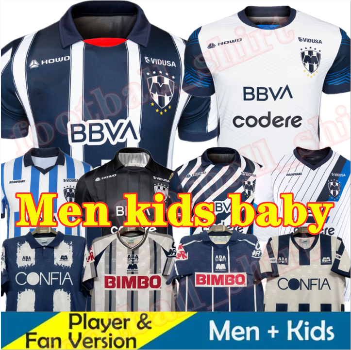 24/25 Rayados Monterrey Sergio Ramos Soccer Jerseys LIGA MX AGUIRRER.Funes Mori M.MEZA V.JANSSEN AKELOBA 1992 93 95 96 Monterrey Retro football shirt men women kids kits