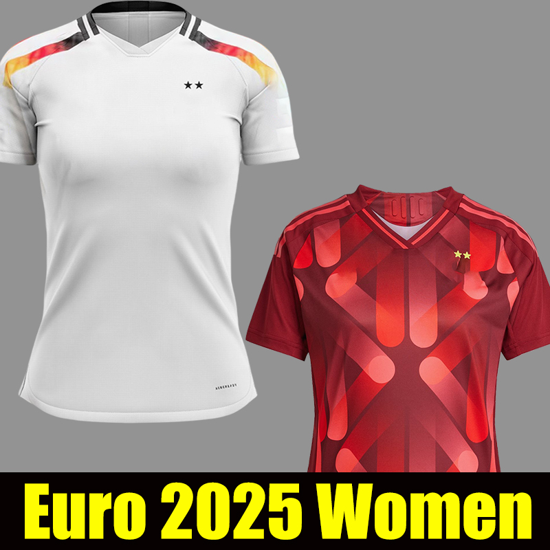 Euro 2025 Germanys women soccer jerseys 25 26 Deutschland Frau home away woman Football Shirt kit