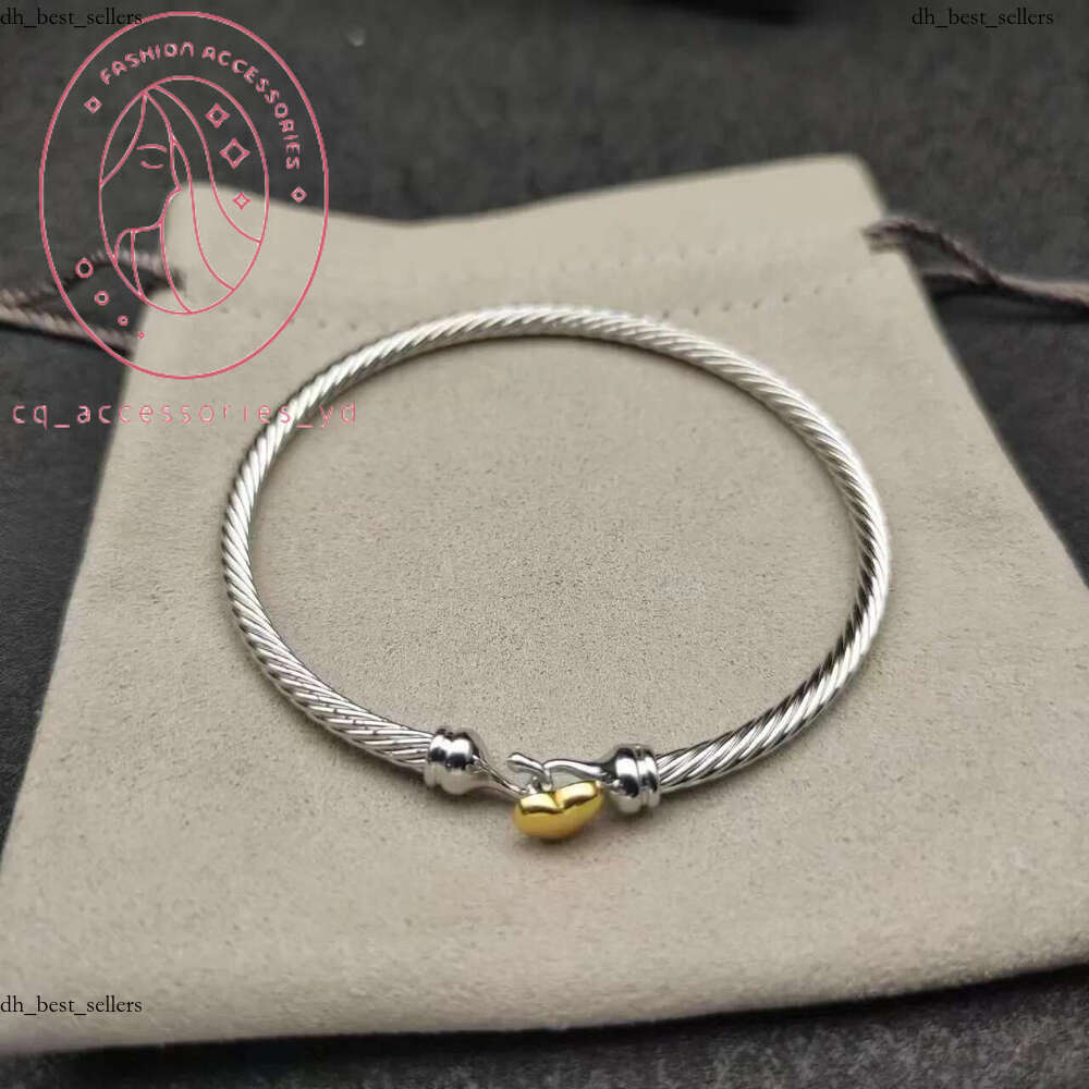 david yurmen designer cable bracelets for women men twist wire cross bangle Madisons Bracelet fashion gold silver pearl diamond jewelry party bc2
