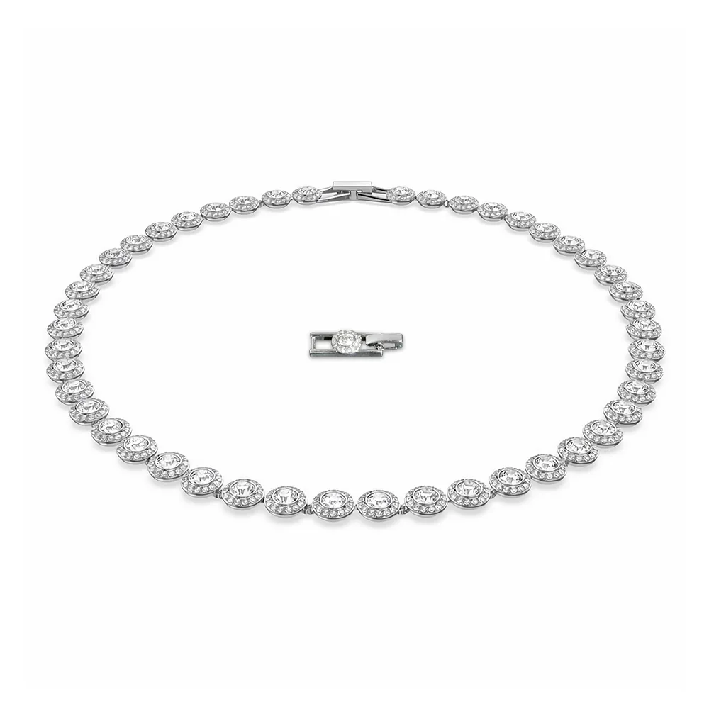 Luxury designer jewelry Angeliic Tennis Necklace Earring Bracelet with 5mm 5A Cubic Zirconia for Women
