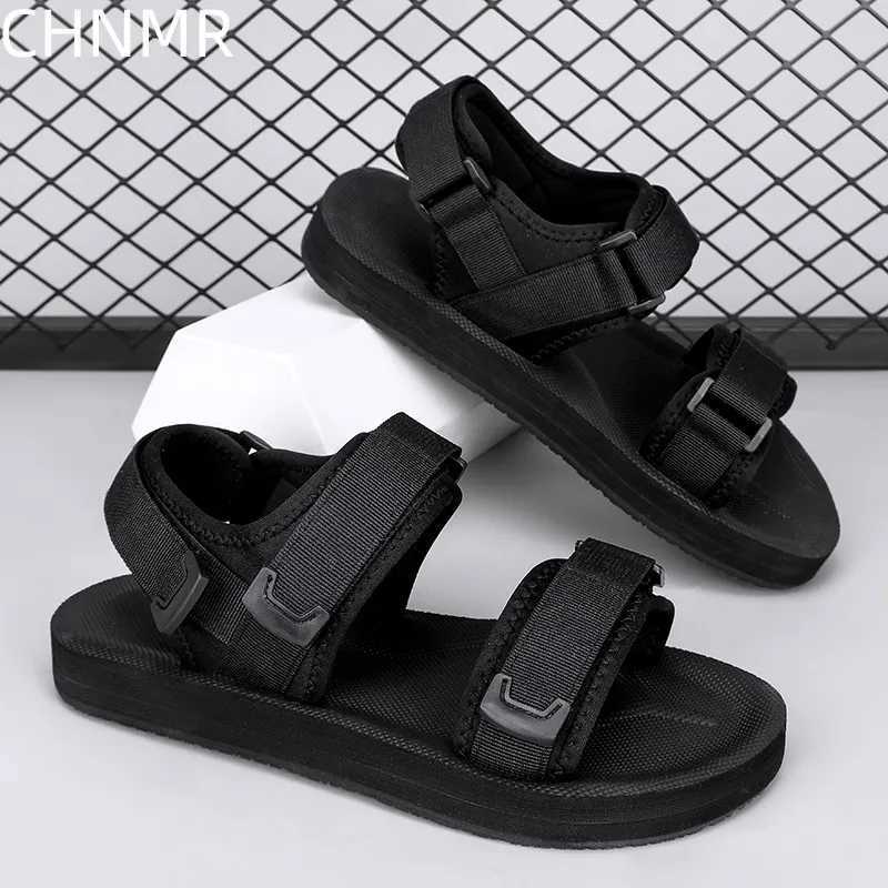 New Arrival Mens Sandals Summer Open-toed Beach Shoes Roman Shoes Fashion Trend Non-slip Outdoor Casual Thick Bottom Breathable Wading T250220