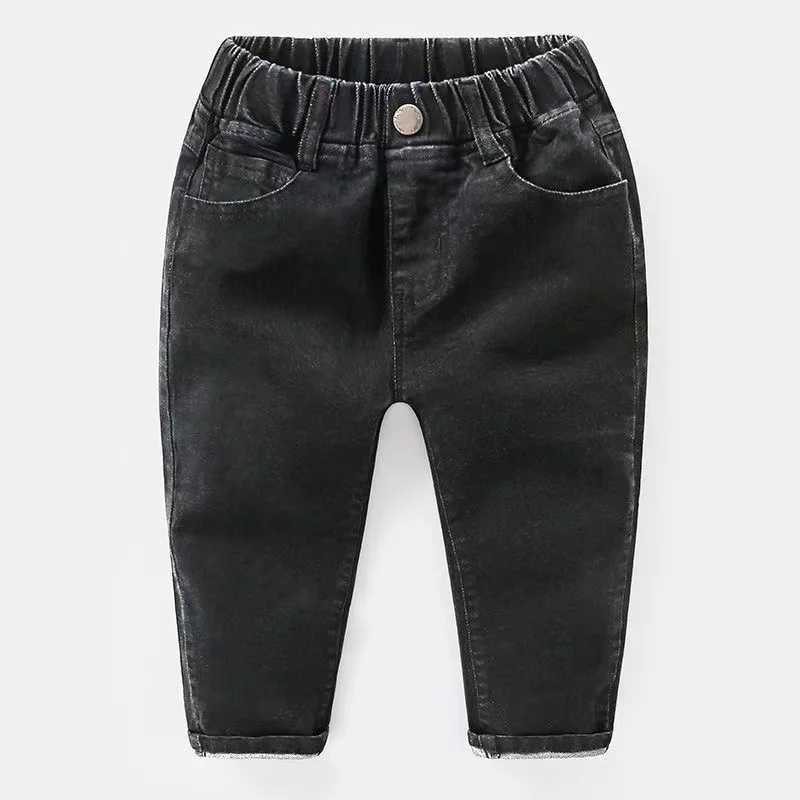 Kids Boys Jeans 2023 Spring And Autumn New Fashionable Elastic Pants Childrens Wear Boys Loose Thin Jeans Childrens Trousers Z250220