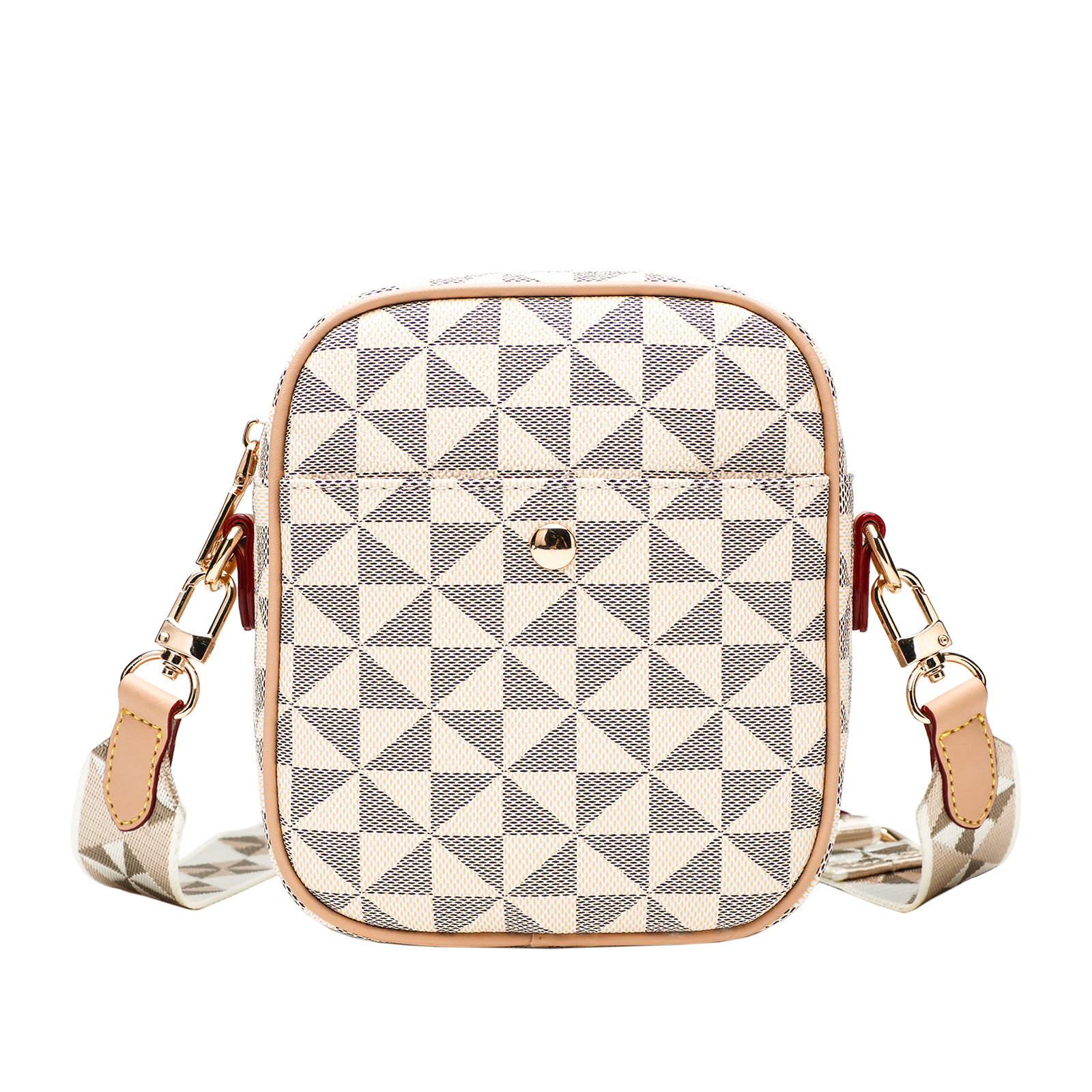 Chic Windmill Patterned Women's Shoulder Bag - Compact & Versatile Crossbody Handbag