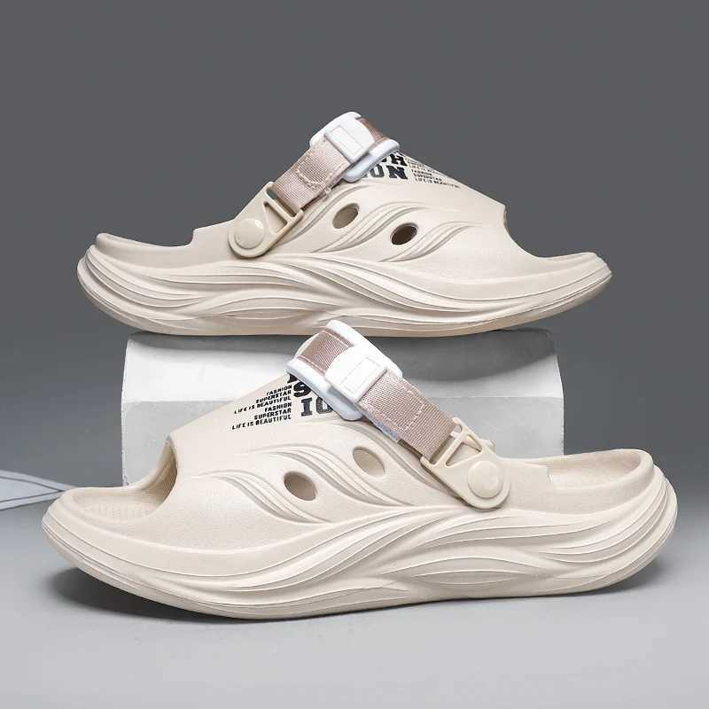 New Arrival New Mens Outdoor Sandals Slippers Beach Comfortable Slides Soft Clogs Design Men Casual Garden Shoes Men Women Beach Sandals T250220