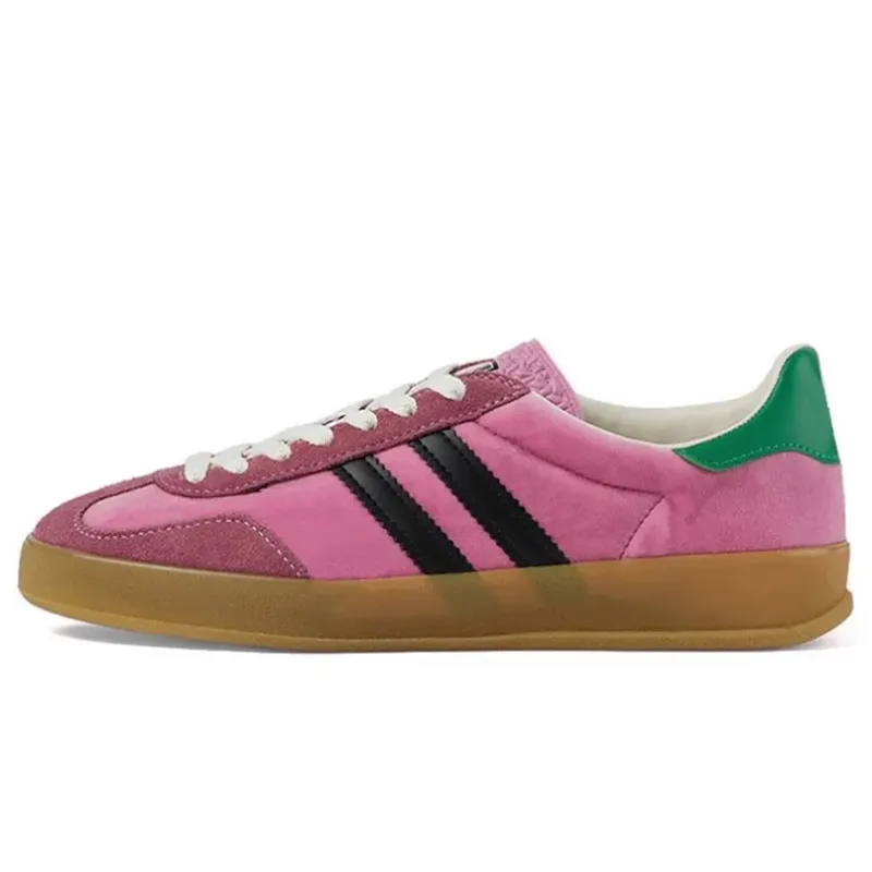 2025 Designer Casual Shoes sneakers Brand Shoes Retro Mens Leather Lace-Up Fashion Trainer Sports Womens Casual Sports Black white green gray sneaker 22