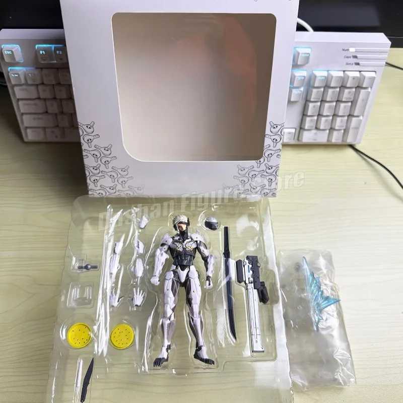 Kaiyodo Revoltech Metal Gear Solid Raiden Action Figure PVC Movable Model #140 Collection 15cm Solid Snake Jack Figurine Toys T250220