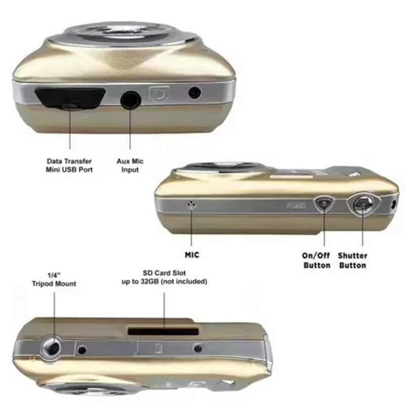 1080p high-definition 16 megapixel home digital camera for student autofocus photography retro high-definition digital camera Z250220