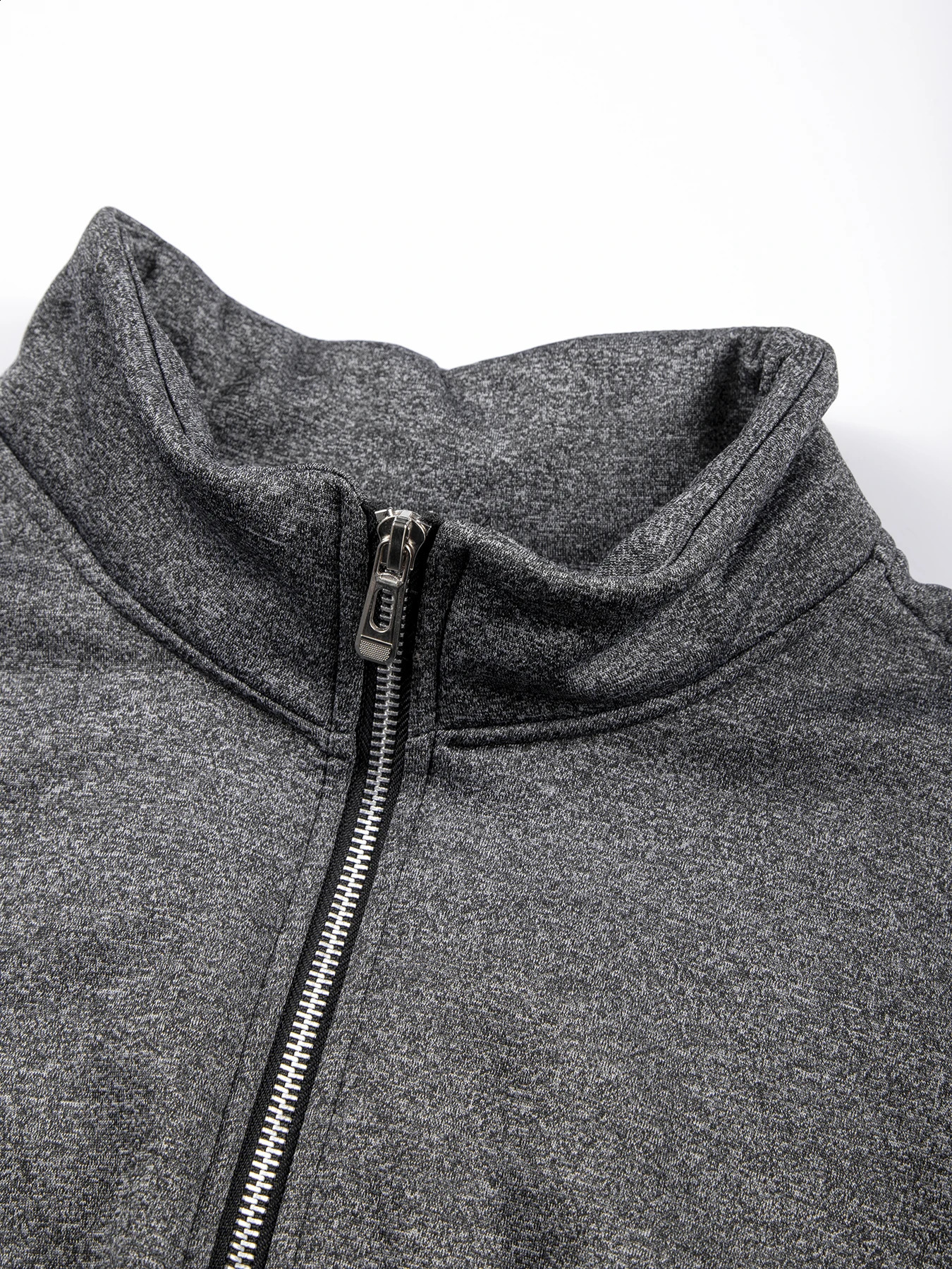 Mens Casual Sweatshirt Long Sleeve Stand Collar Half Zipper Pullover Sweatshirts Autumn Outdoor Streetwear for Men 250220