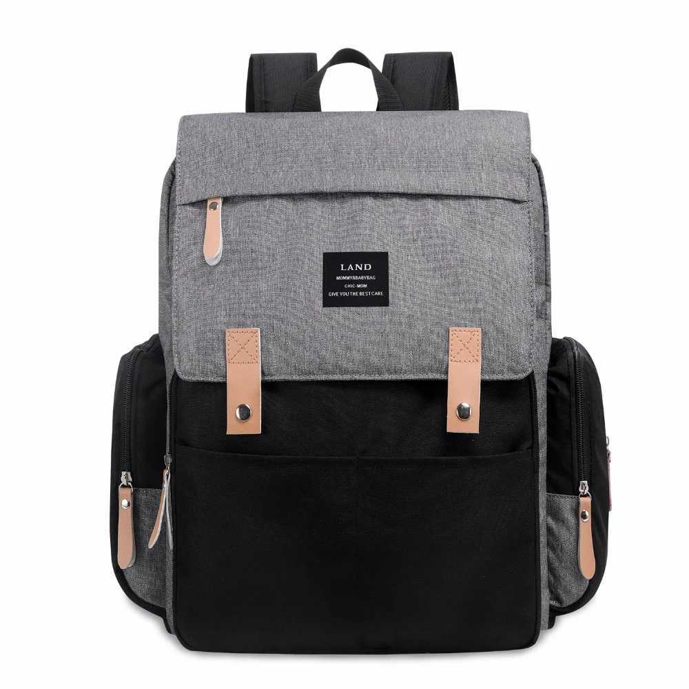 Landuo Mother Large Capacity Travel Nap Backpack with Replacement Mat and Convenient Baby Care Bag X250220