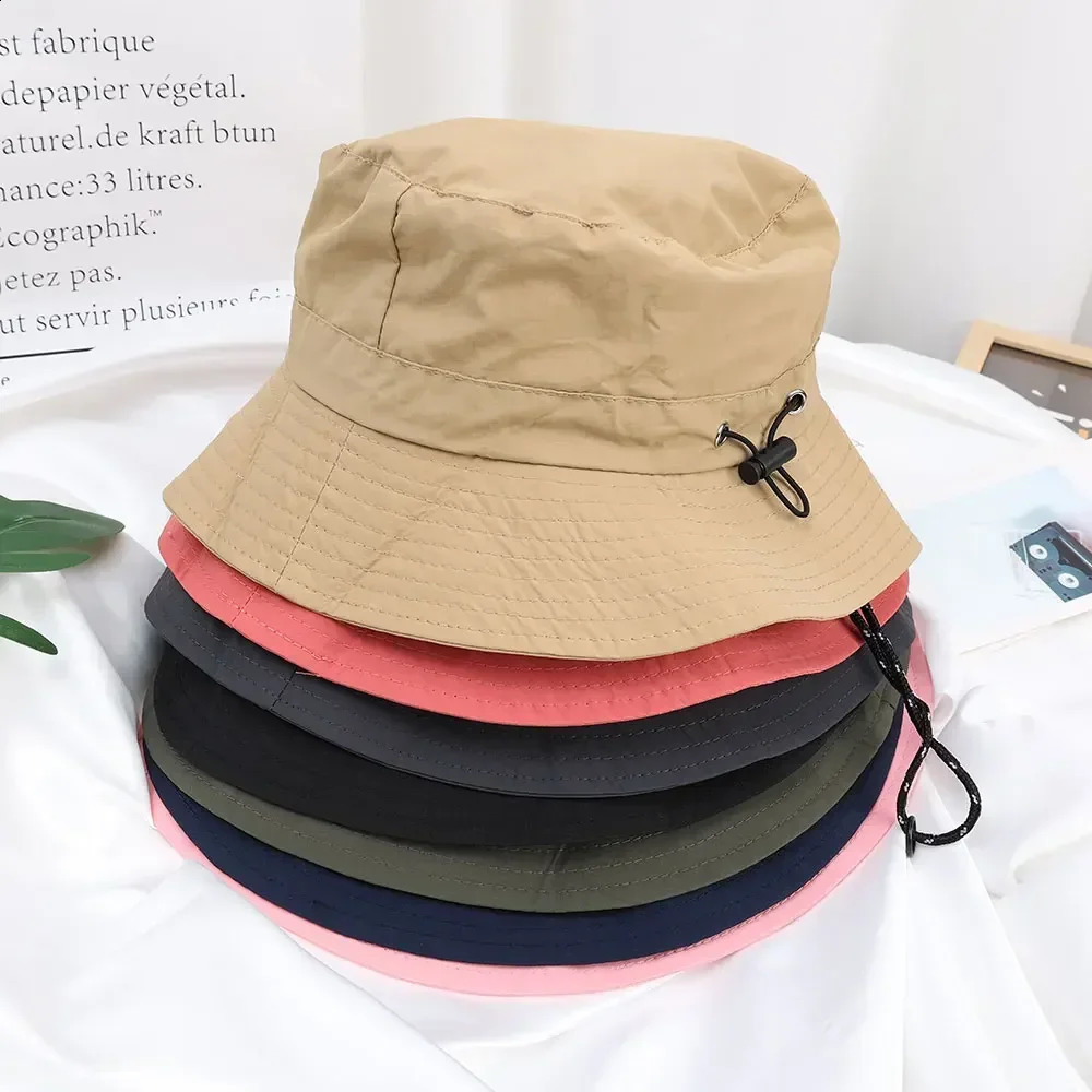 Fisherman Hat Women Men Foldable Waterproof Fast Dry Summer Sun AntiUV Protection Camping Hiking Mountaineering Outdoor Caps 250210