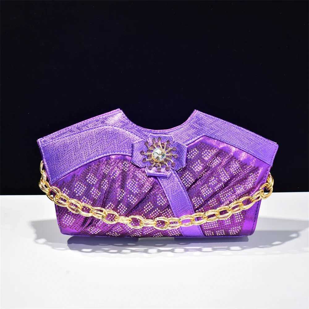 New Fashion Evening Bag Clutch Handle Handbag for Women Dinner Party Rhinestone Clutches Elegant Shining Banquet Ladies Handbag Z250220