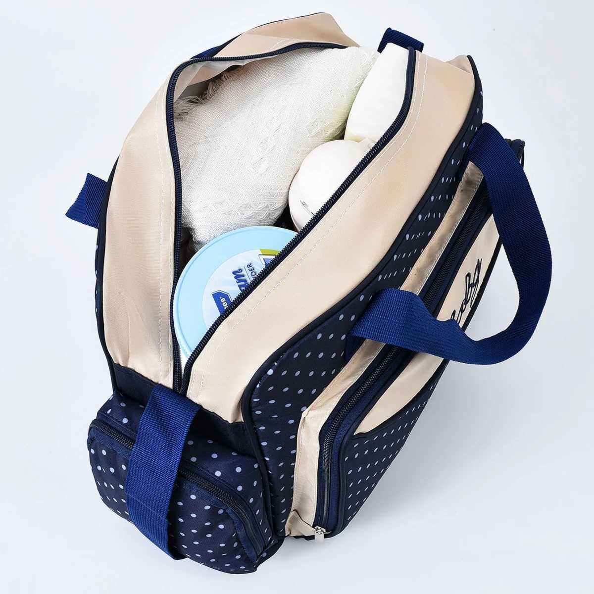 Polka Dot printed large capacity Mommy bag Going out portable mother-and-baby bag hand bill of Lading shoulder diaper bag X250220