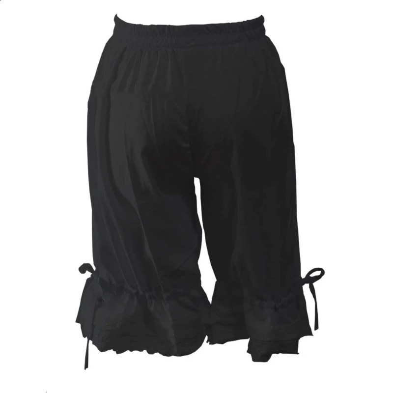 Short Pants Summer lace Women Shorts Fashion Female Wide Leg Pants Casual Loose Elastic Wasit Shorts 250214