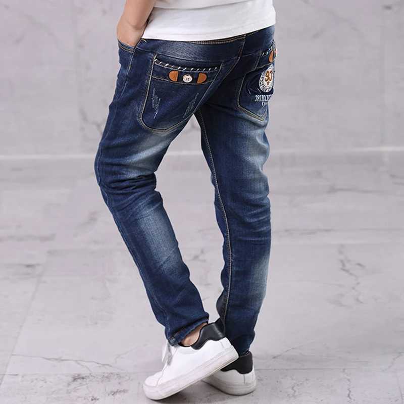 Children boys girls jeans pants children clothing bottoms boys skinny jeans Trousers 4 5 6 7 8 9 10 11 years old Z250220