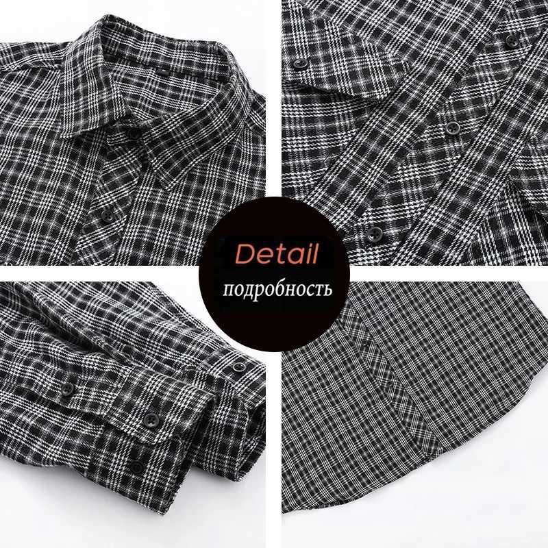 Spring Men Plaid Casual Long Sleeve Shirts Mens Autumn Lapel Outdoor Cargo Shirt Man Loose Classic Pocket Safari Work Polo Shirt W250220