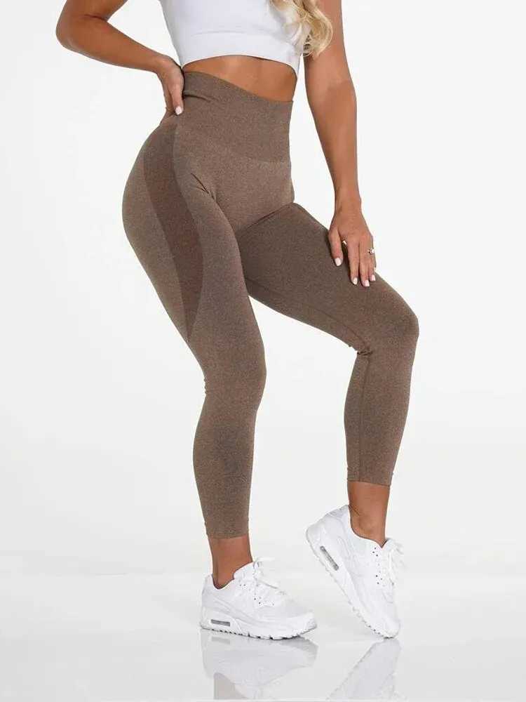 New Arrival Contour Seamless Leggings Womens Butt Lift Curves Workout Tights Yoga Pants Gym Outfits Fitness Clothing Sports Wear Pink Z250220