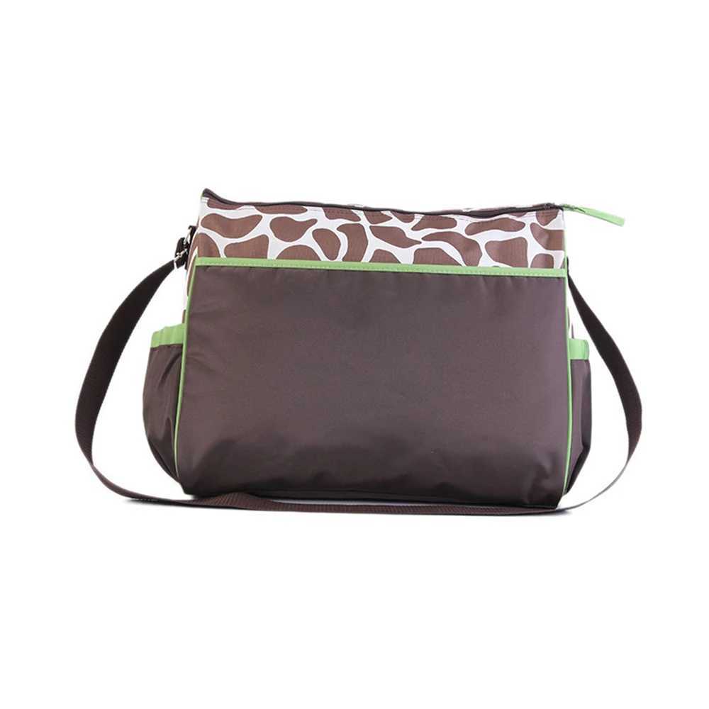 Fashion cartoon giraffe mommy bag large capacity multifunctional oblique span one shoulder mother-and-baby bag diaper bag X250220