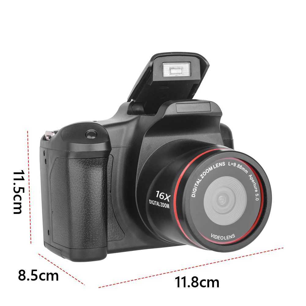 1080P 16MP Digital Camera 16X Zoom Autofocus Vlogging Camera 2.4 Inch LCD Screen 4K HD Video Camera for Kids Adults Photography Z250220