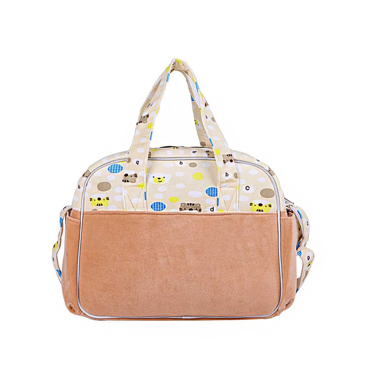 Fashion cartoon pattern single shoulder large mommy bag Multi functional portable diaper bag for travel Portable diagonal cross X250220