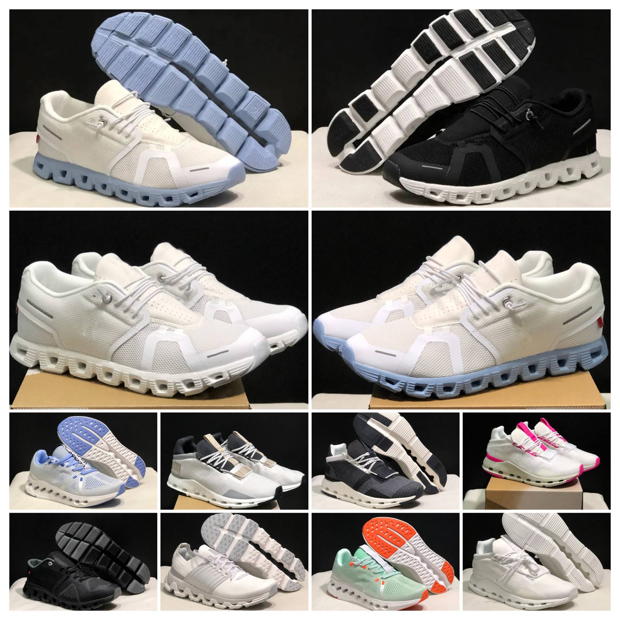 2025 Designer men women running shoes runner outdoor sneakers mens trainers triple black white grey green pink blue woman casual sports sneaker jogging walking