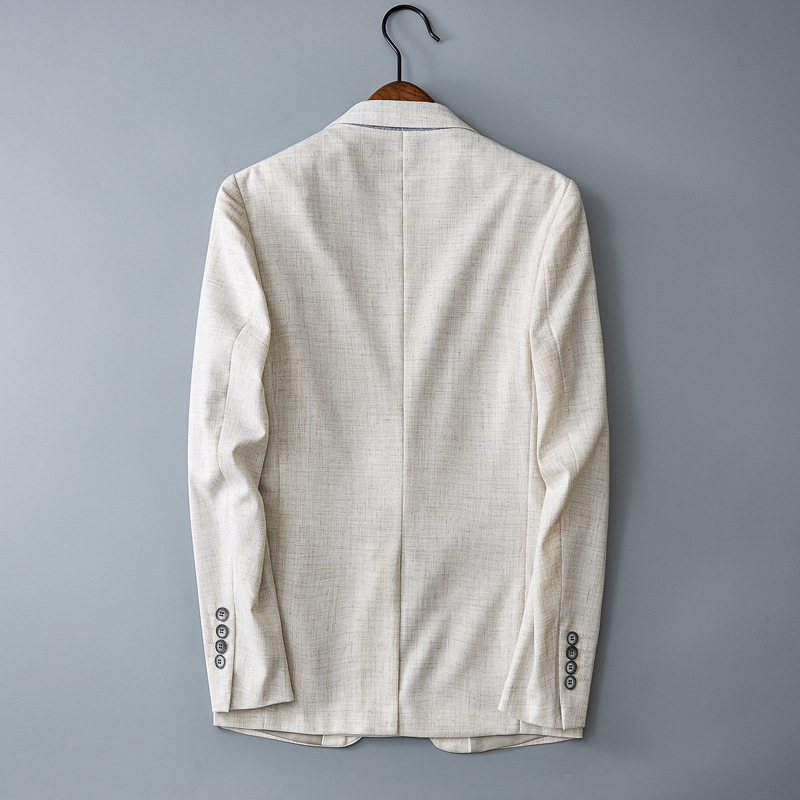 Y220Men's New Style Linen Summer Suit Jacket - Elegant & Comfortable Wear