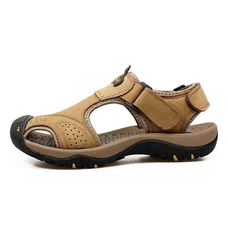 New Arrival Shoes for Mens Sandals Genuine Leather Mens Sandals Models Mens Soft Sandles Comfortable Man Sandal Slippers T250220