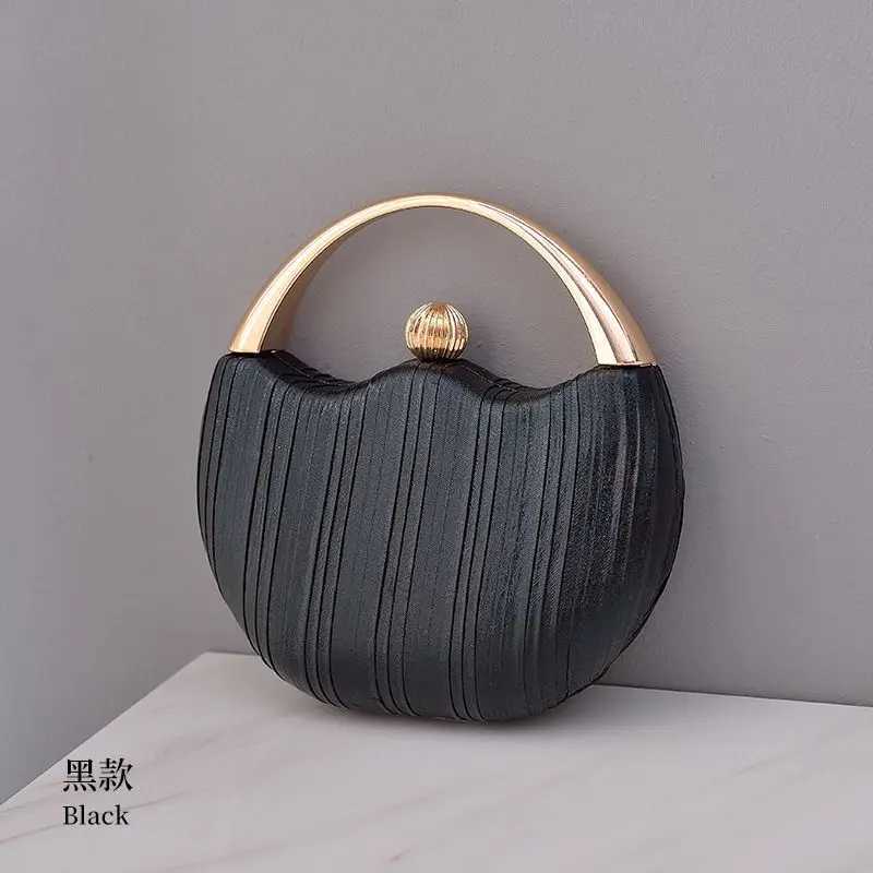 Clutch Bag Luxury Handbags For Women Elegant Round Shoulder Bag Female Small Party Evening Clutch Bag Purse Main Bag Z250220