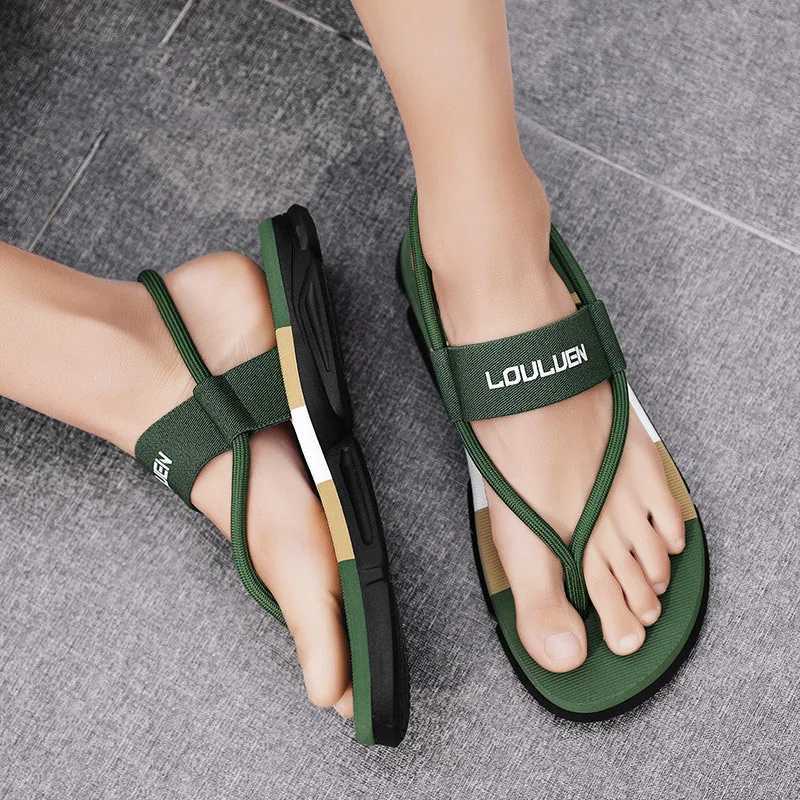 New Arrival Shevalues New Summer Mens Sandals Casual Smooth Outdoor Beach Shoes Fashion Home Smooth Soft Anti Slip Cloud Sandals T250220