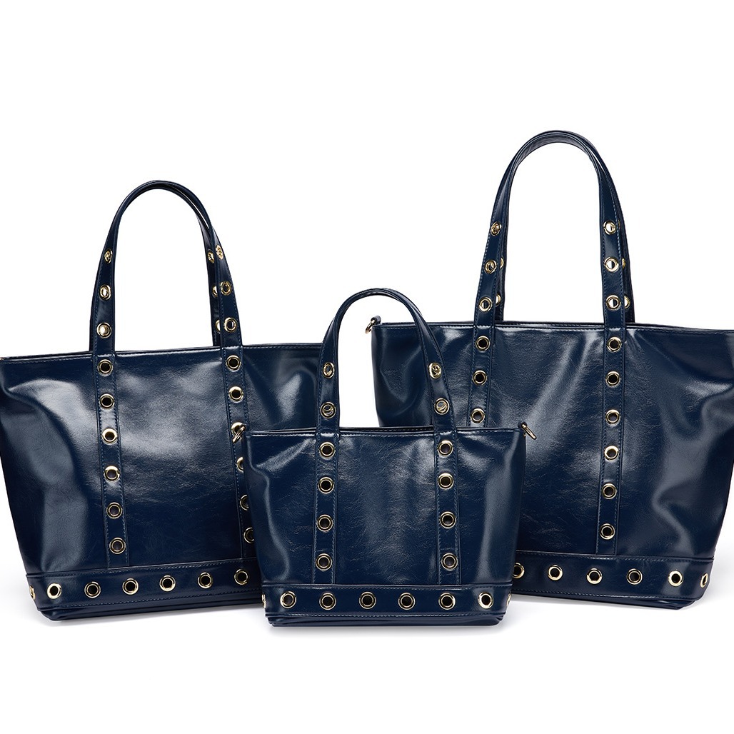 Women's PU Tote Bag - Large Capacity Shoulder Commuter Bag with Simple Design