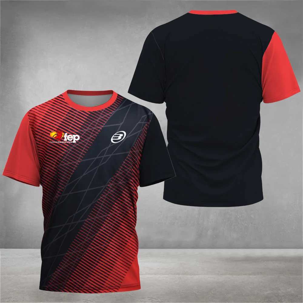 Cool Padel Breathable Short Sleeve Summer Quick Dry Short Sleeve Street Mens Top Outdoor Tennis T Shirt New Fitness Collection W250220