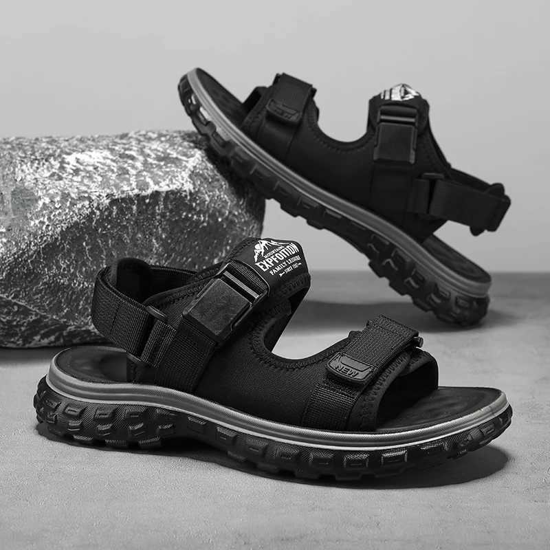 New Arrival Advanced mens classic fashion sandals outdoor anti slip mens hiking sandals comfortable and wear-resistant rubber Roman shoes T250220