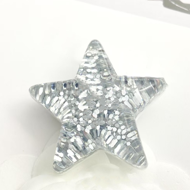 New Summer Fashion Men Women Brooch Pins White Gold Plated White Letters Shiny Star Pins Brooches for Men Women Hot Gift